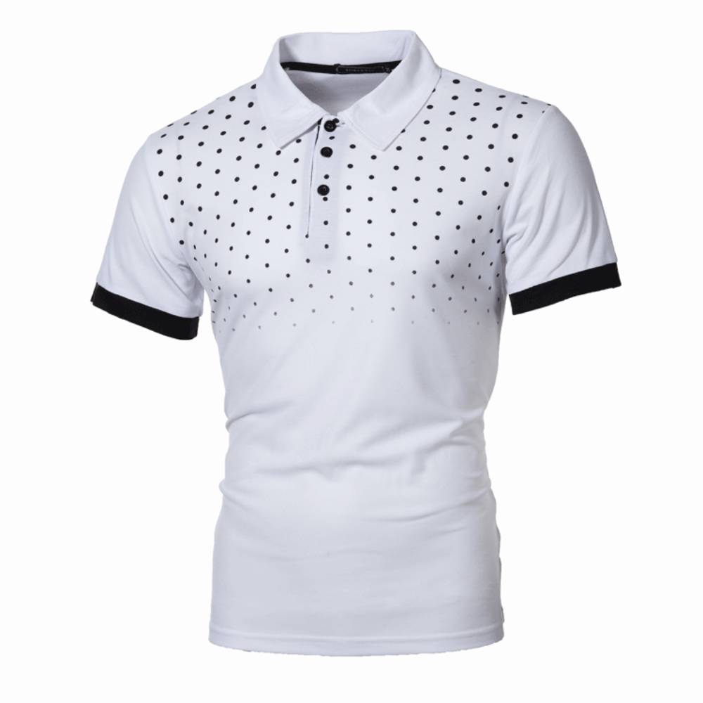 

Polo Shirts Camisa Masculina Poloshirts Sport Male Lapel TShirts 3D Printed Hip Hop Boys Streetwear Men's Short Sleeve Jersey Outdoor C, White;black