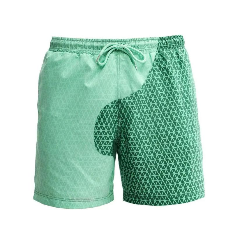 

Checkered cool men's beach shorts, comfortable, quick-drying, cool and fashionable, daily travel, gathering, home, White;black