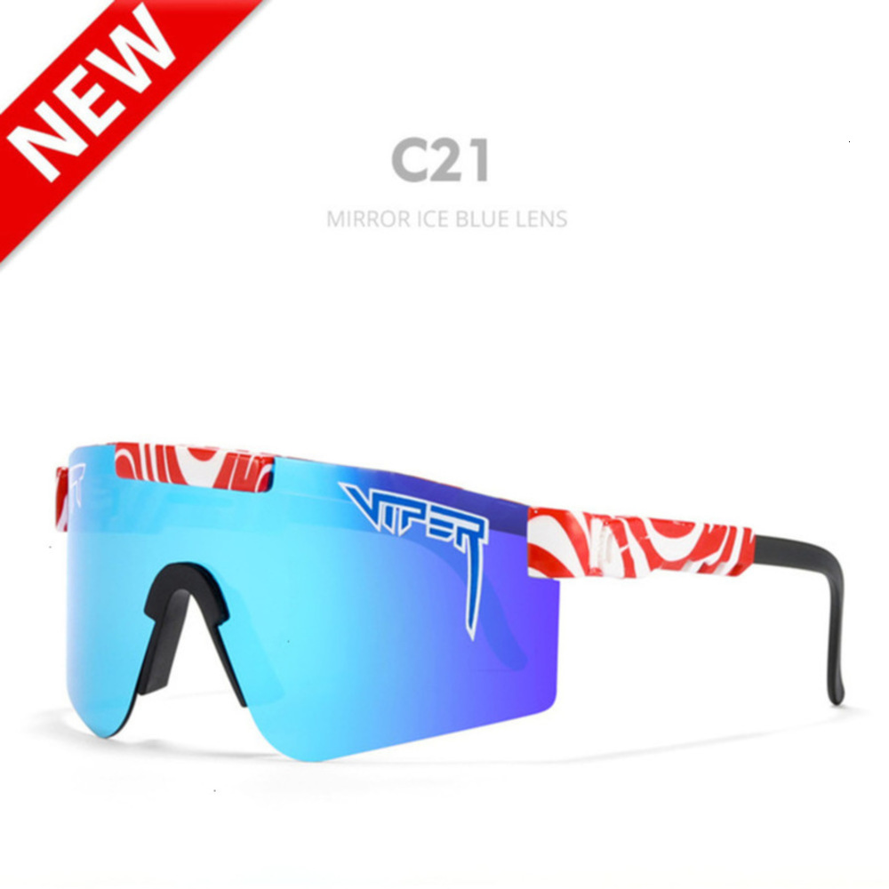 

Highend accessoriesNEW Brand pitviper Digner Qversized Sports Windproof Polarized Sunglass For Me4W70, White;black
