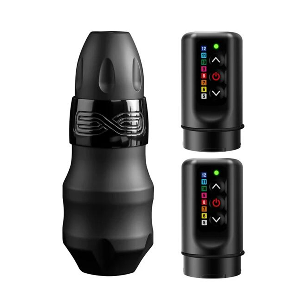 

New Tattoo Machine Power Set Wireless Battery Tattoo Pen Machine Gun Supply
