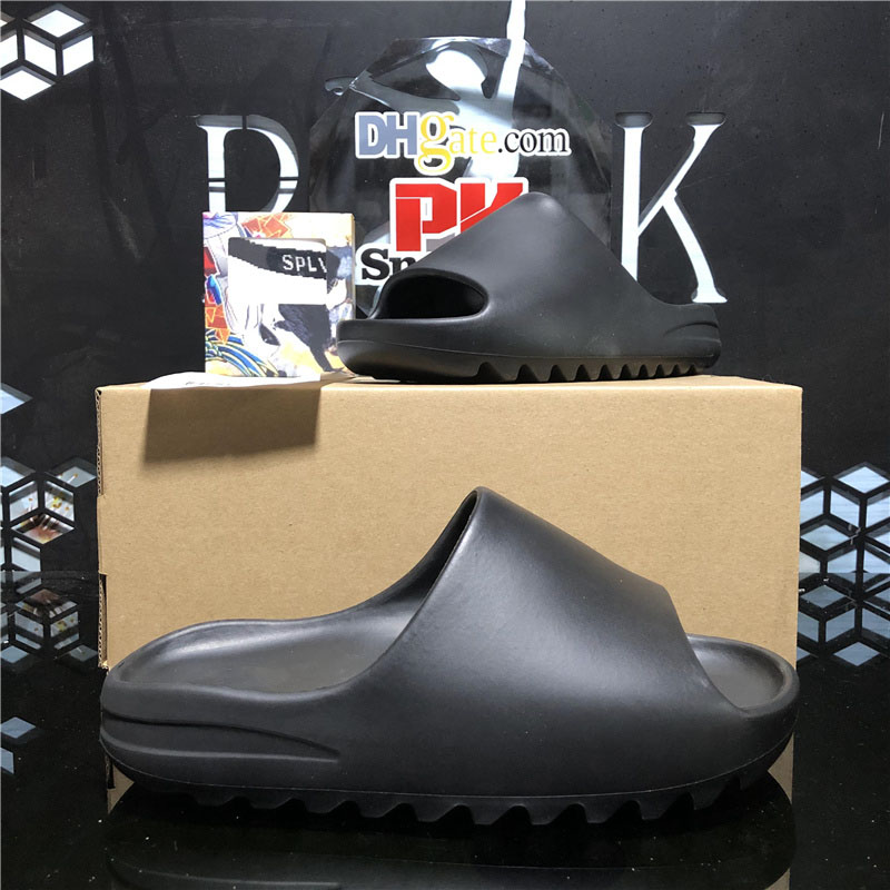 

Top Quality Pairs Fashion Rubber Slide Slipper Designer Sandals Gear Bottoms Mens Striped Causal Non-Slip Summer Foam Runner Flip Flops Slippers With Box, Color 9