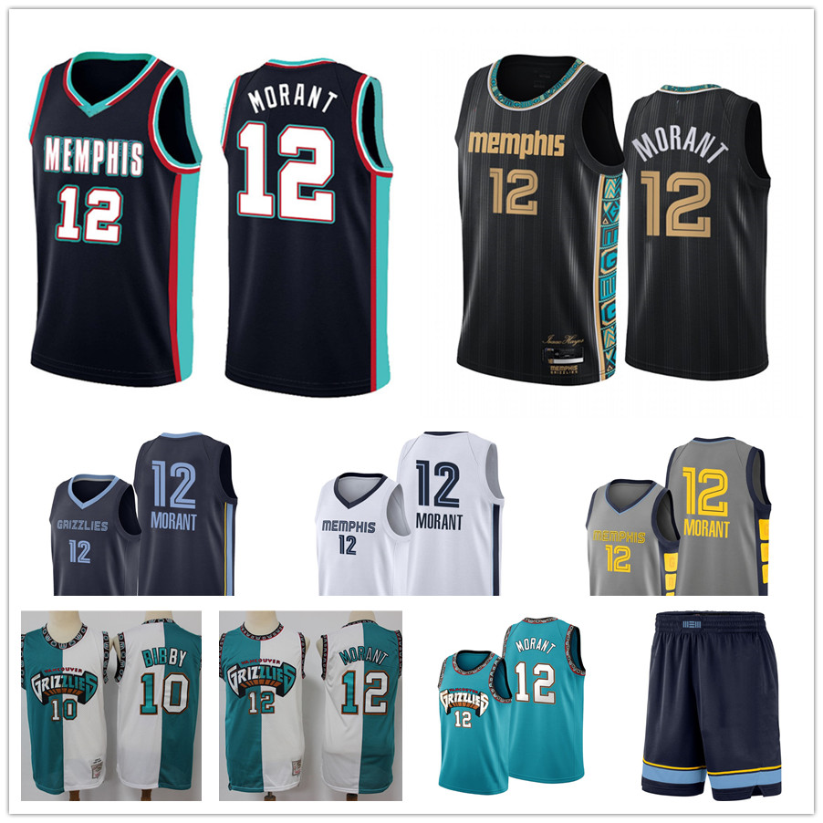 

2021 Basketball jersey 12 Ja Morant jersey