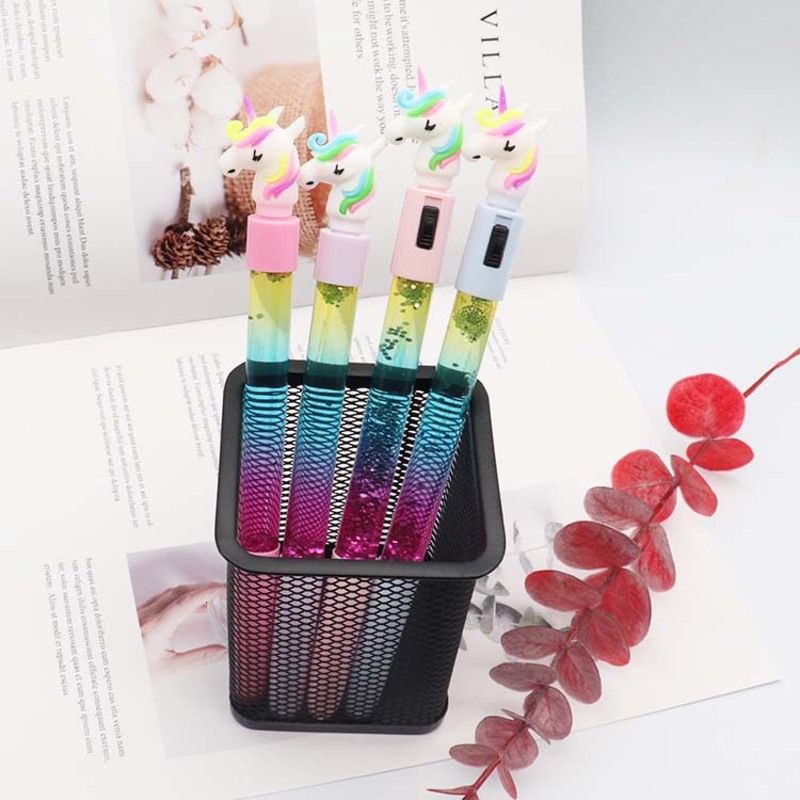 

Red Sand Korean Net Animal Cartoon Unicorn Neutral Student 0.5mm Bullet Point Pen