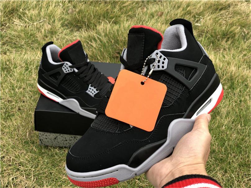 

2021 Release Bred Guava Lce Sail Jumpman 4 Mens Basketball Shoes Taupe Haze Noir Trainers Sport
