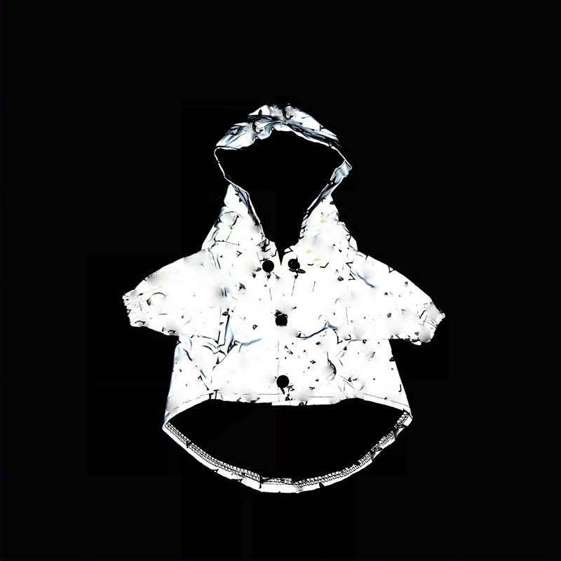

Super Cool Reflective Dog Coat Outdoor Pet Hoodies Dogs Sunscreen Coats Designer Sports Puppy Clothing, As pic