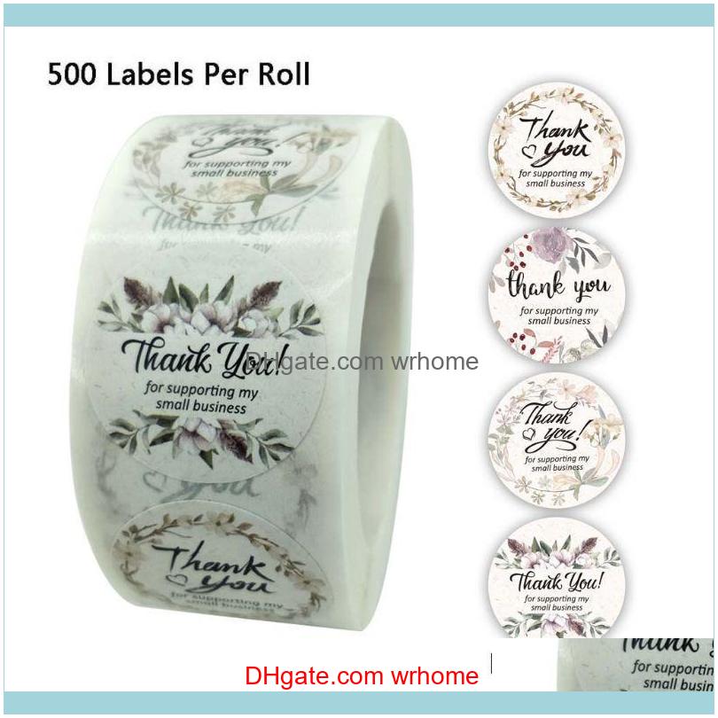 

Event Festive Party Supplies Home & Garden500Pcs Thank You For Your Order Stickers Seal Labels Scrapbooking Gift Packaging Wrap Drop Deliver
