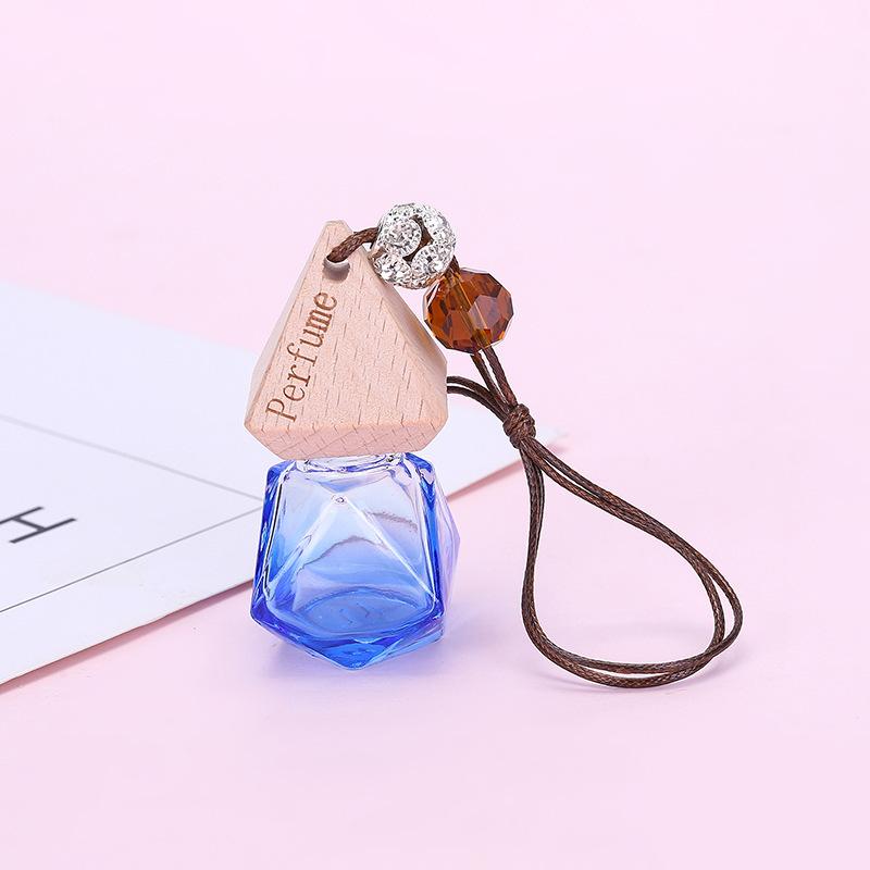 

Interior Decorations Color Car Air Freshener Scent Perfume Bottle Ornament Essential Oil Diffuser Fragrance Hanging Empty Accessory