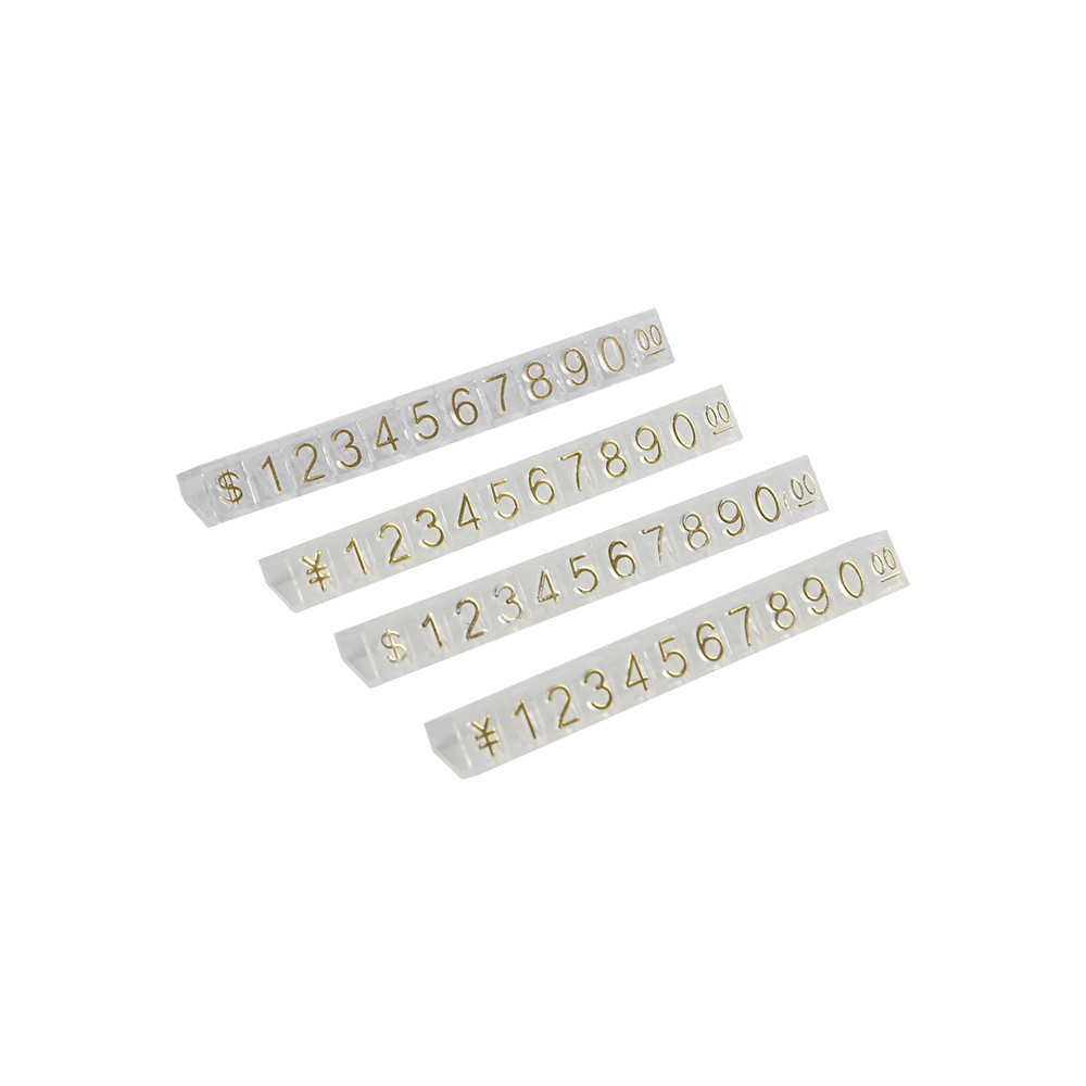 

Clear Jewelry Plastic Led Display Pricing Finish Numbers
