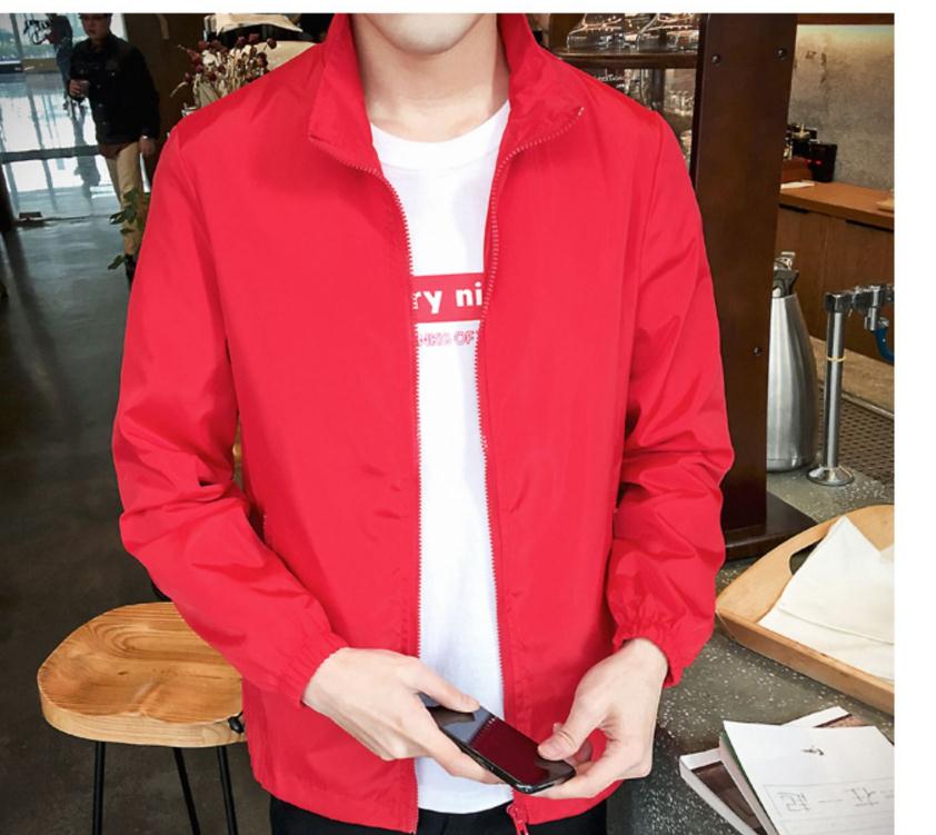 

2021 spring and autumn fashion Long sleeve men's Jacket coat@20, Gray