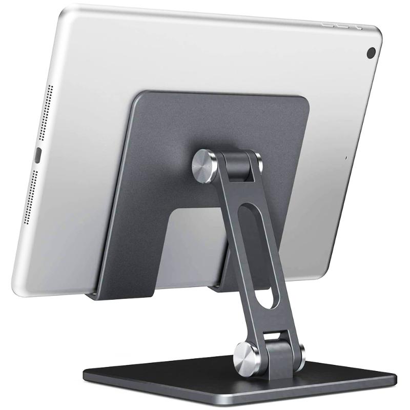 

Cell Phone Mounts & Holders Aluminium Alloy Holder Stand Mobile Smartphone Support Tablet Desk Portable Metal For IPad, Mini p8 silver