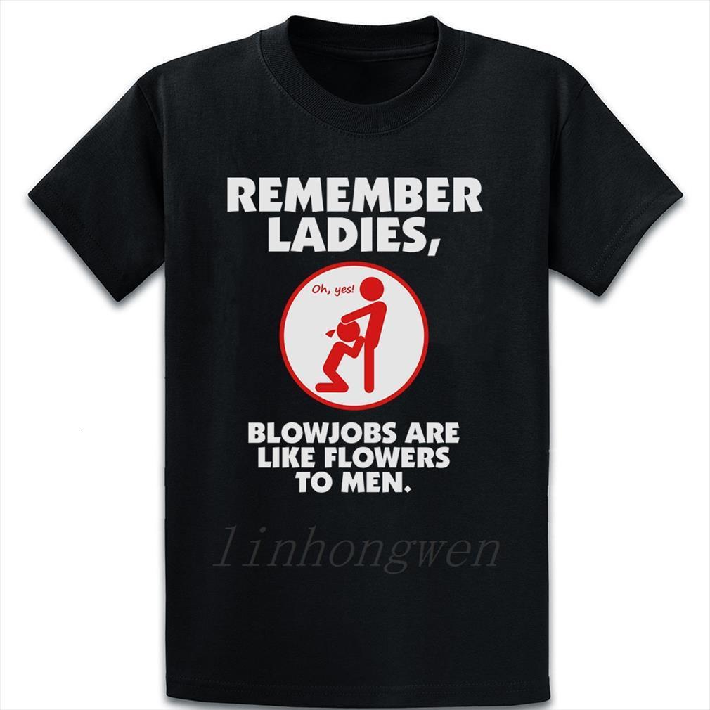 

blowjobs are like flowers to men t shirt print round neck anti wrinkle spring humor original cool short sleeve, White;black
