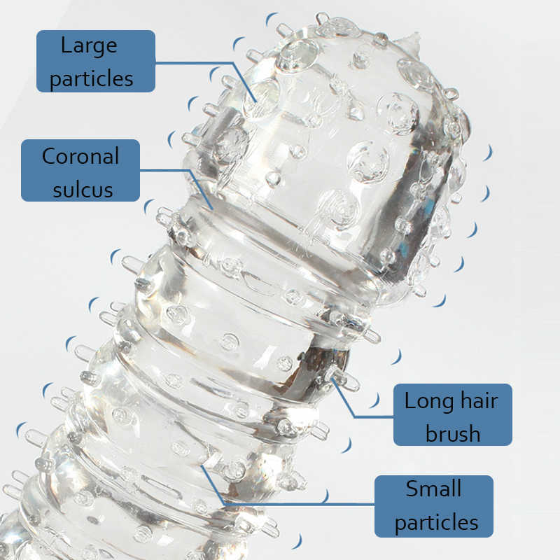 2022 adultshop 2022Massage Items 3 Type Transparent Reusable Condom Penis Sleeve Extender Male Delay Ejaculation Dildo Sheath Massager Cock Ring-image-752233107