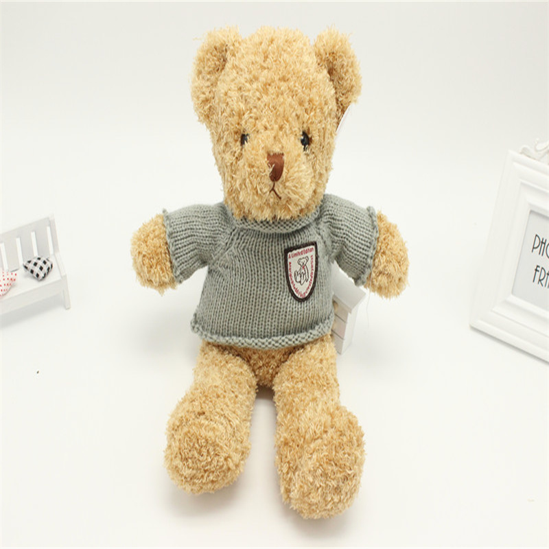 

Plush Toy Retro Sweater Bear Large Couple Teddy Bear Doll Wedding Gift