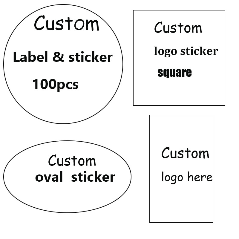 

Custom Different Shapes Stickers Printed Color Logo Labels Printing Colorful Store Name Packing Plastic Vinyl Paper Transparent Personalized Stickers