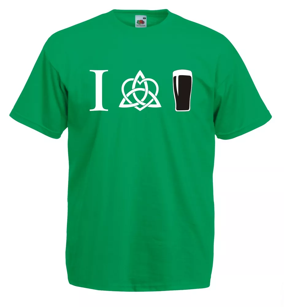 

Grid j686 I Love pint Guinness Weave Celtic Irish T-Shirt 100% Cotton, Mainly pictures
