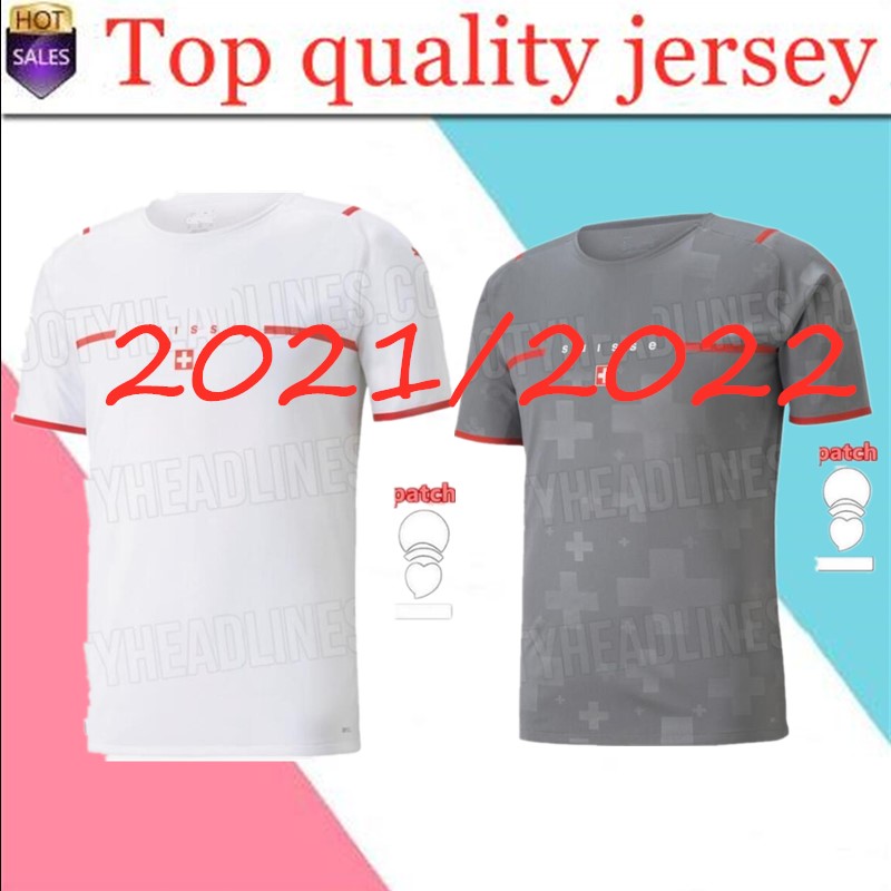 

2021 2022 Switzerland Player Version Soccer jerseys 20 21 22 SHAQIRI SEFEROVIC INLER EMBOLO Home Away Fans Men Kids Football Shirts