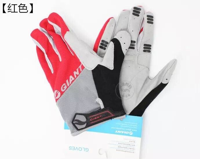

Giant Cycling Anti-slip Anti-sweat Men Women All Finger Gloves Breathable Anti-shock Sports Gloves MTB Bike Bicycle Gloveg