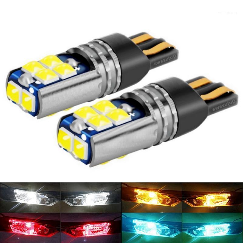 

Emergency Lights 2PCS T10 W5W 168 WY5W Super Bright LED Car Interior Reading Dome Lamp Auto Wedge Turn Side Parking Bulb License Plate