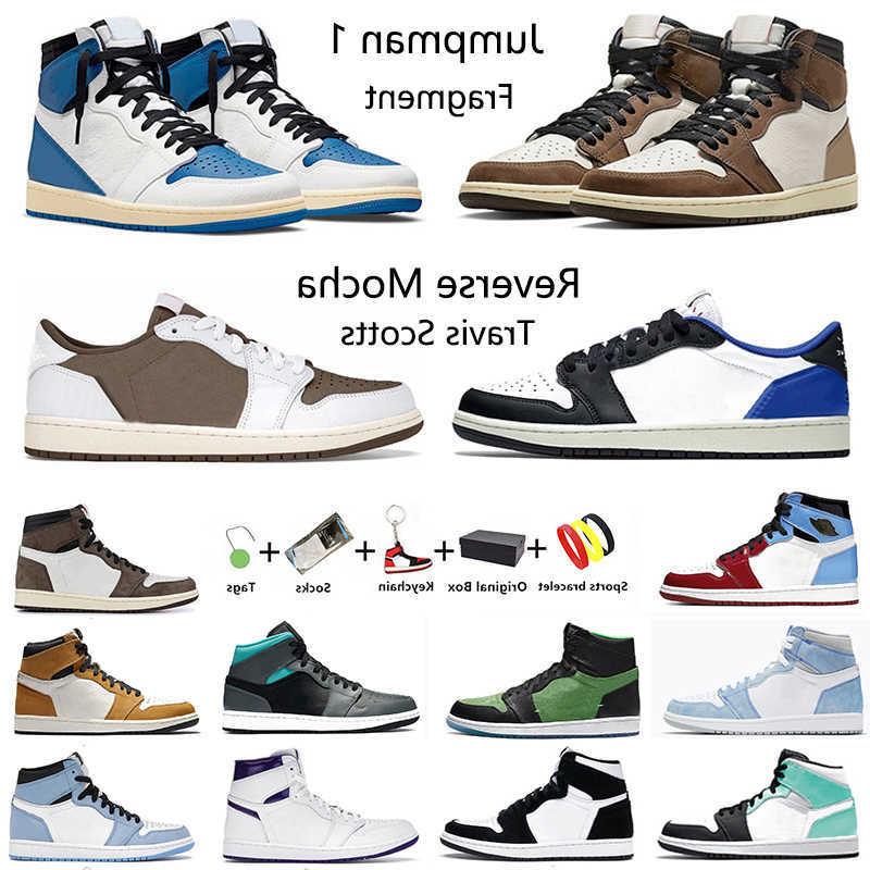 

mens x 1s dark shoes Hype Reverse Travis basketball Jumpman university blue Twist Mocha Royal Fearless Fragment women men mocha trainer Fscp, Black