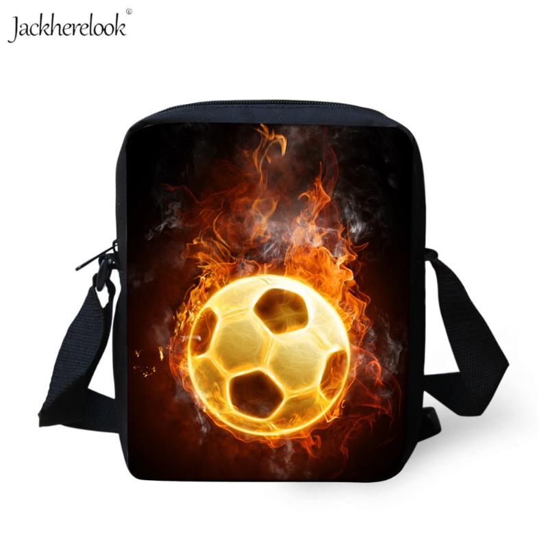

School Bags Jackherelook Boy's Mini Shoubags 3D Ice Ball Soccerly Print Fashion High Quality Travel Crossbody Brand Girl Messenger