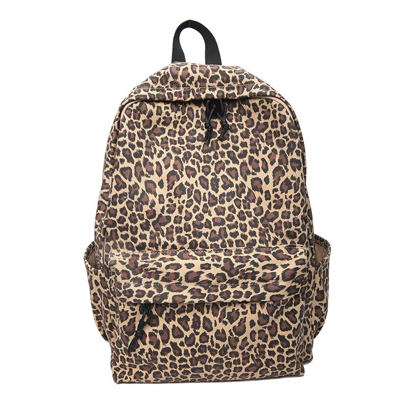 

Backpack Leopard School Bags Girls Cow Print Women Bookbag Mochila Mujer Plecaki Damskie Damen Taschen Rugzak Vrouwen Rugtas