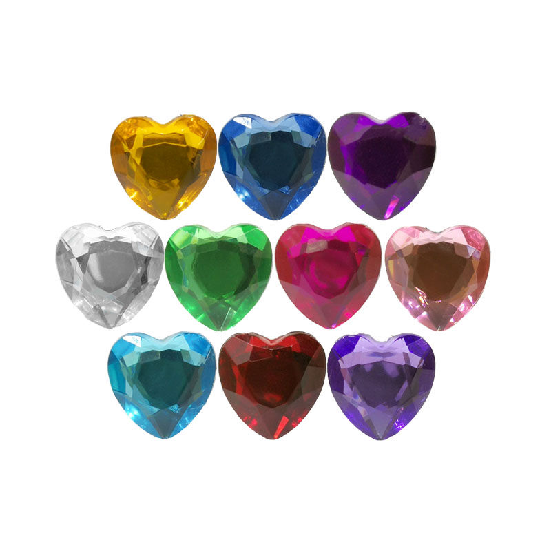 

moq=100pcs crystal heart stones croc Charms Soft cute Pvc Shoe Charm Accessories Decorations custom JIBZ for clog shoes childrens gift
