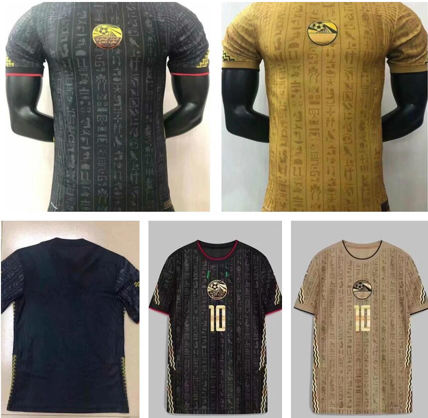 

Player Version Egypt 2021 2022 soccer jersey M. SALAH Yellow black training suit 21 22 KAHRABA A. HEGAZI RAMADAN M.ELNENY uniform jerseys kits footbal shirts