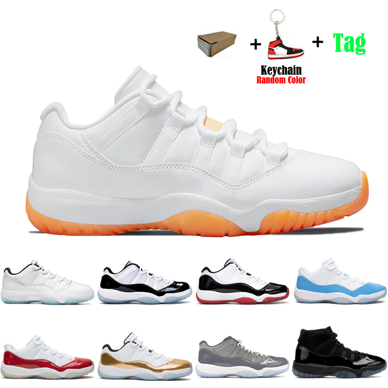 

Jumpman Basketball Shoes 11s Low Legend Blue 11 men Bright Citrus women Concord Bred Cool Grey mens trainer Roller sports sneakers