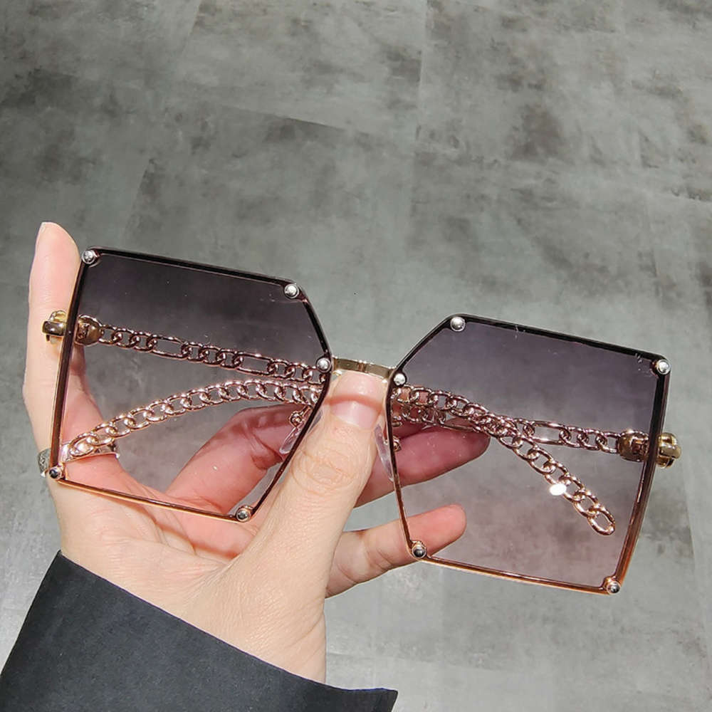 

New style big frame sunglasses for men and women outdoor leisure personality fashion BLQ8