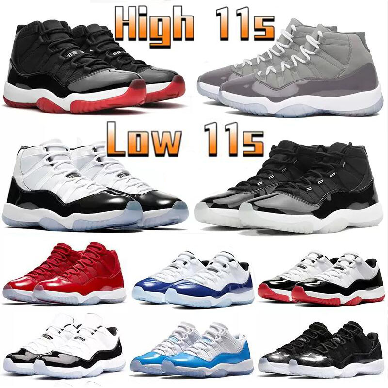 

Top Jumpman 11 Basketball Shoes High Quality 11s Men Women Low Legend Blue Citrus Concord Bred Jubilee 25th Anniversary Gamma Cool Grey Gym Red UNC Mens shoe Size 36-47, 35