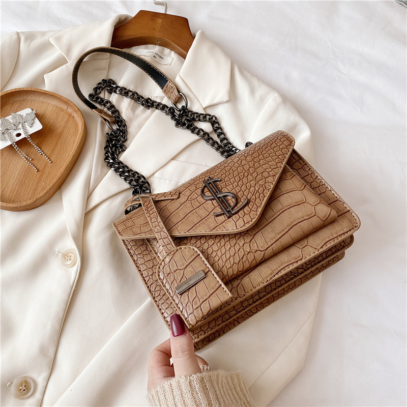 

2021 NEW Luxury Handbags Famous Brand Women Bags Designer Lady Classic Plaid Shoulder Crossbody Bags pu Leather Women Messenger, Black
