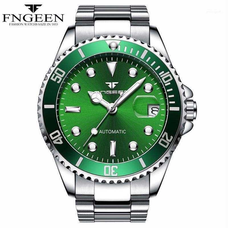 

Leisure Mechanical Watch Men's Automatic Male Clock Date Luminous Sports Wristwatches, Nylon black