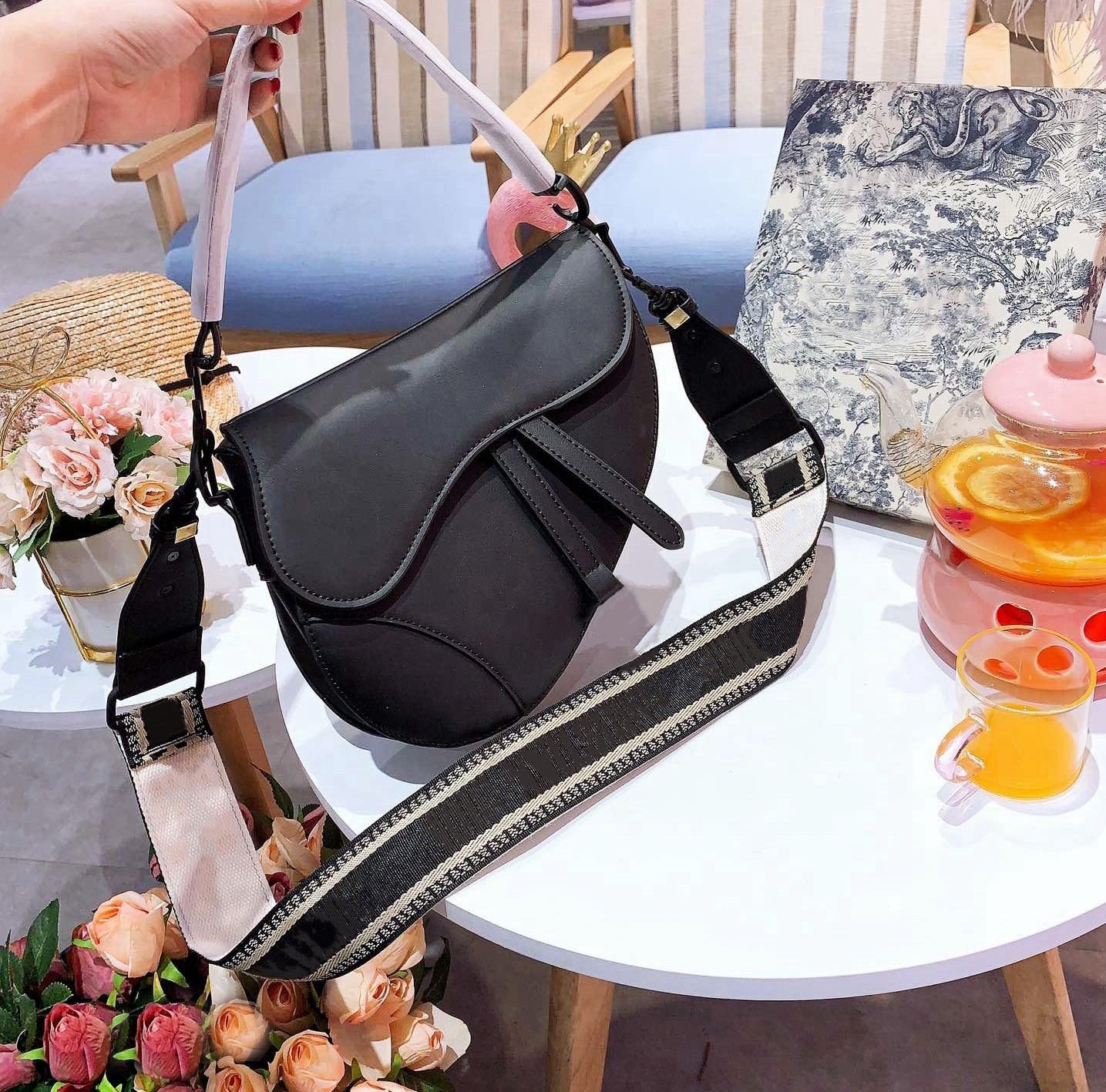 

brand leather shoulder bags luxury handbag wallet women crossbody bag fashion vintage handbags -l0399, Red;black