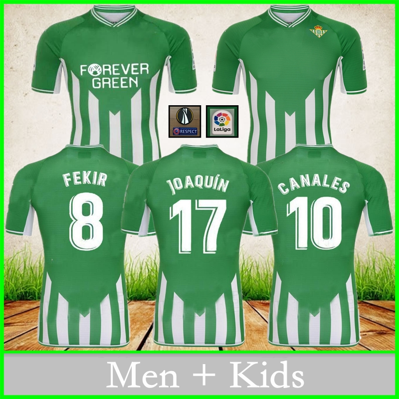 

Real Betis Soccer Jerseys 2021 2022 JOAQUIN CANALES BARTRA FEKIR LOREN WILLIAM Home Away Third Football Shirt adult Men Jersey + Kids Kits uniform, Blue