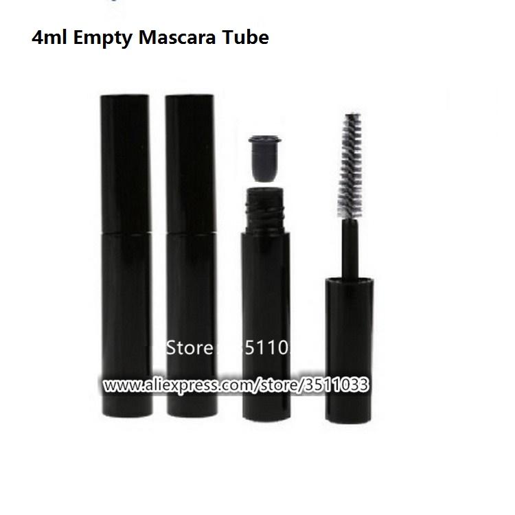 

30pcs 50pcs Classical Black Plastic Mascara Tube, DIY Round Empty Cosmetic Container Beauty Makeup Tool Tube Packing Bottles