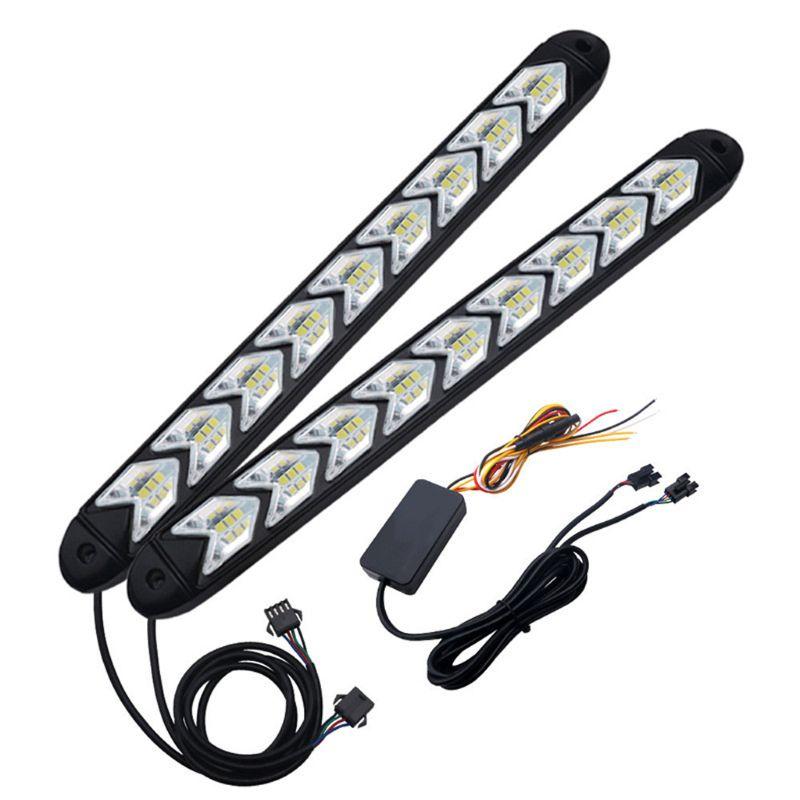 

Car Headlights 2pcs/pair Day Time Running Light Waterproof Daylight Headlight Lamp Set
