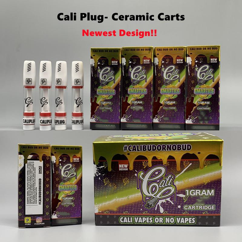 

Newest Design Cali Ceramic Vape Carts Atomizer Hologram Thick Oil Cartridge Packaging Caliplug 1ml 510 Cartridges Empty Pen Vaporizer