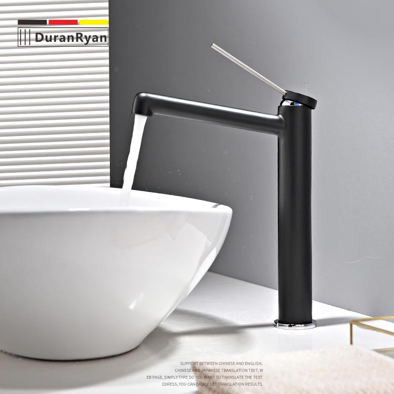 

Bathroom Sink Faucets Duranryan Black And Cold Style Basin Faucet