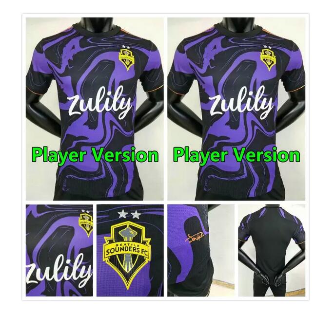 

Player version MLS 2021 Seattle Sounders SOCCER JERSEYS 21 22 Jimi Hendrix KIT Roldan Ruidiaz Lodeiro Montero MORRIS camisetas de futbol foo