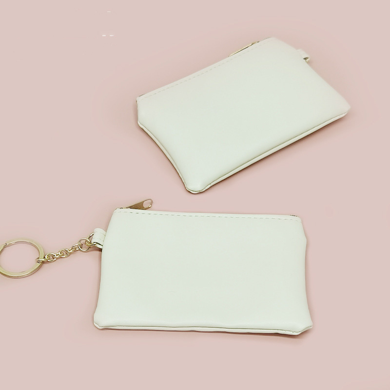 

10pcs Coin Purses Women PU Credit Card Min Wallets Mix Color, White