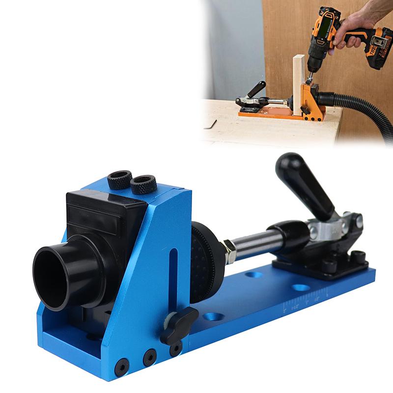 14PCS Pocket Hole Jig Kit System Kreg Style Wood Joinery Set Step Drill Bit S3X 14PCS Pocket Hole Jig Kit System Kreg Style Wood Joinery Set Step Drill Bit S3X