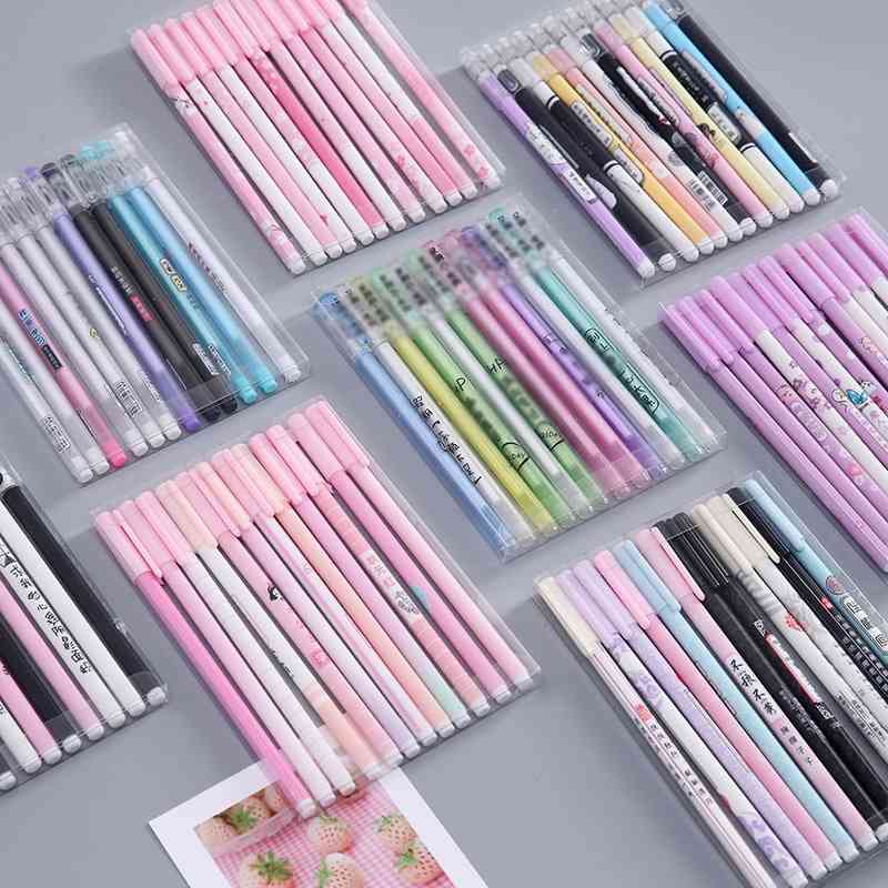 

Creative neutral pen 12 pieces in a box student set boutique pedestrian street stationery store Pen Set