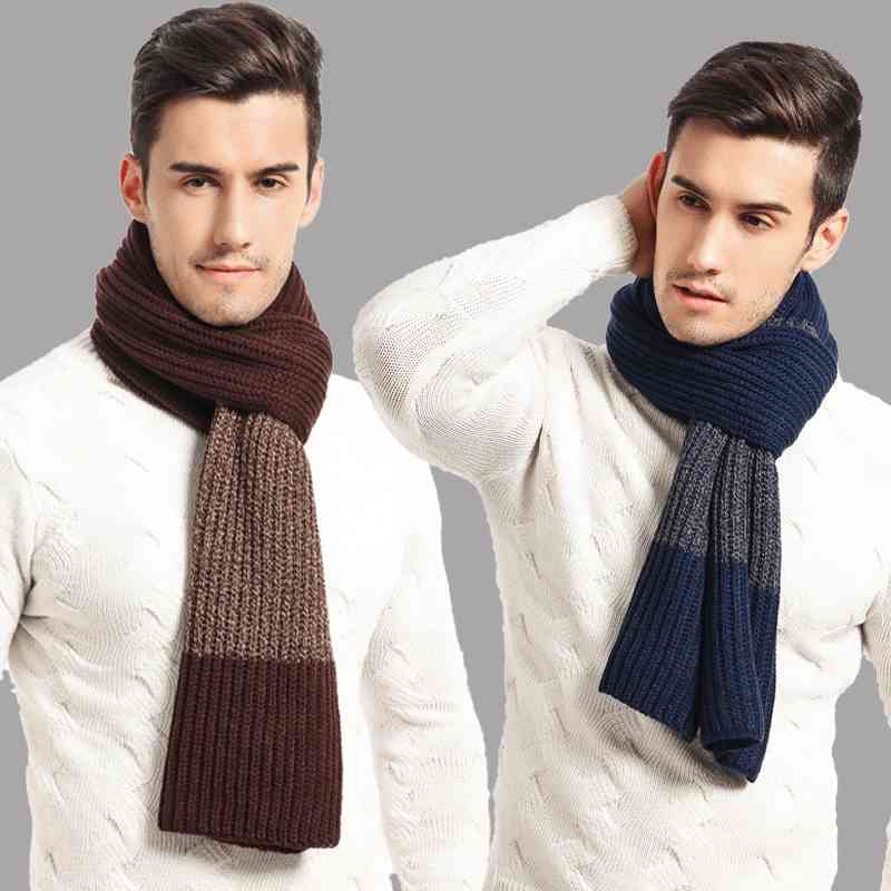 

2020 autumn and winter men's Bib Korean long warm new scarf