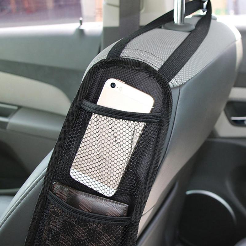 

Car Organizer Auto Seat Bag Hanging Storage Mesh Pocket Holder Side