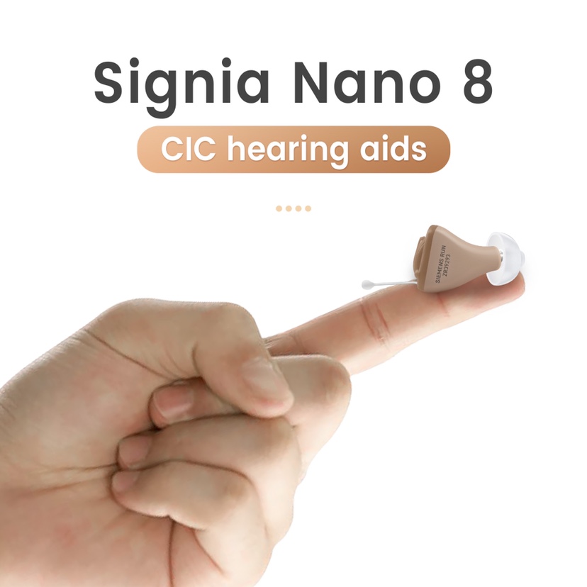 

SIEMENS Signia Invisible Hearing Aid Nano8Channel Programmable Digital Hearing aids Mobile Phone Remote Adjust Hearing Care Aid