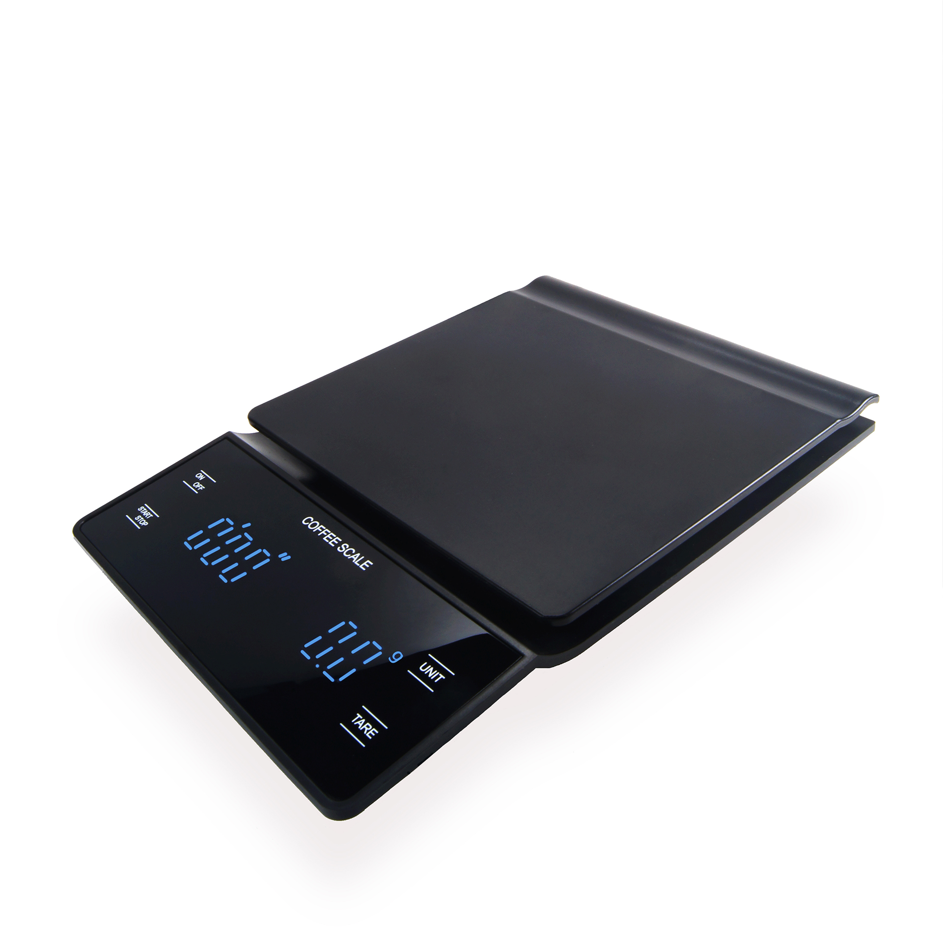 

3kg/0.1g Electronic Coffee Scale with Timer High Accuracy Digital Kitchen Scale Foods Weight Balance Hand Versatile Led Display