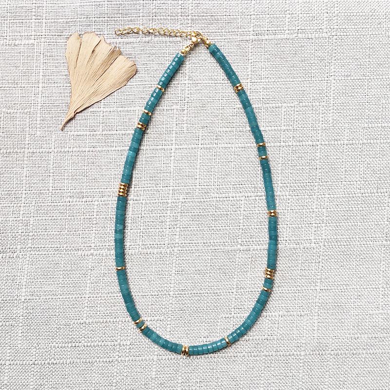 

Chokers Women Vintage Classic Natural Stone Necklace Multi-Color Collar Africano Hombre 2022 Spring Trendy Jewelry For Man