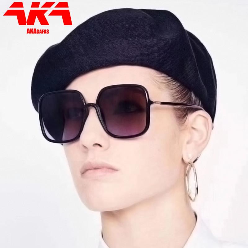 

Sunglasses AKAgafas Oversized Women 2021 Retro Square Glasses Vintage Feminino