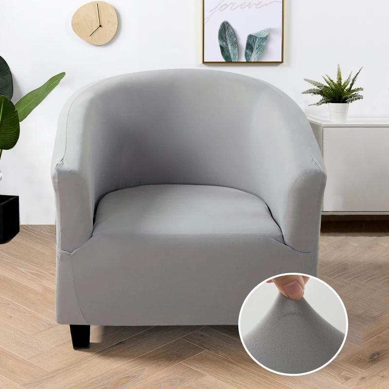 

Club Chair Slipcover Stretch Armchair Sofa Cover Furniture Protector Soft Couch Covers With Elastic Bottom For Kids 1PC