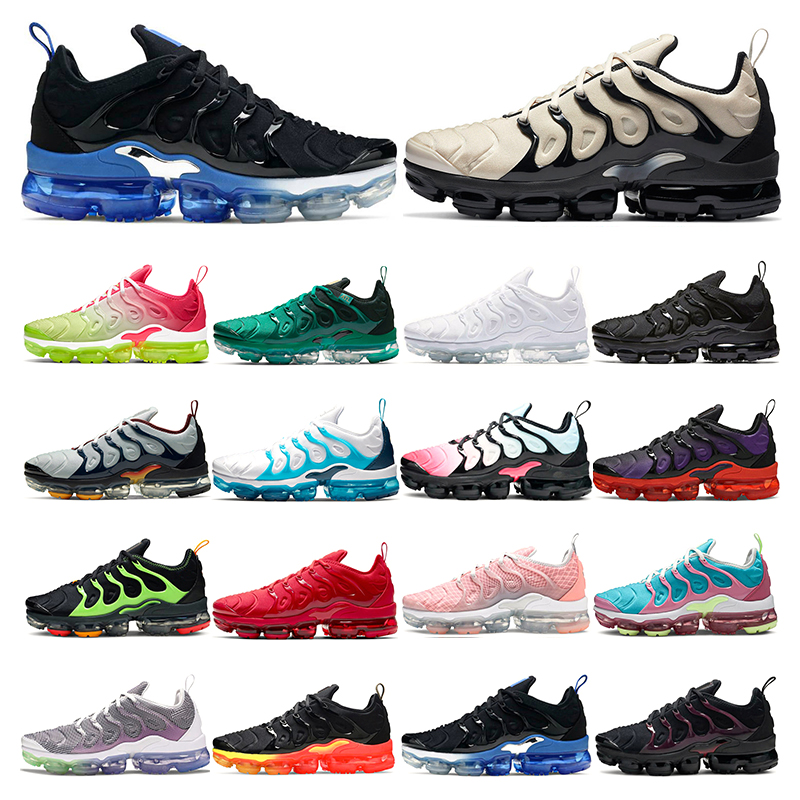 

top men running shoes tn plus womens fashion triple black gold Royal Fresh Voltage Purple Lime Green Pink Volt Gradient mens sports sneakers outdoor size 5.5-12, 11 midnight navy 40-45